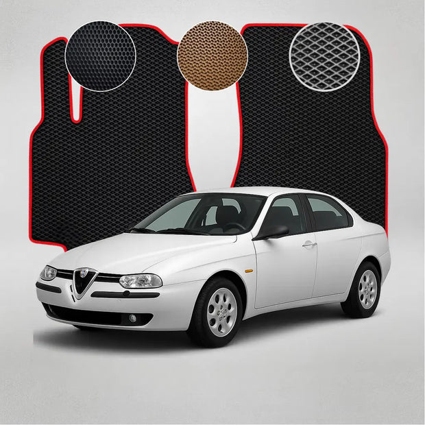 EVA grindų kilimėliai, skirti „Alfa Romeo 156“ pirmosios kartos sedanui (1997–2007 m.)