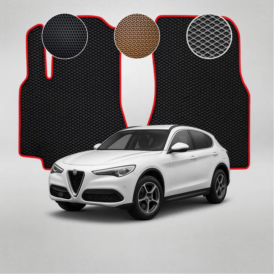 EVA kilimėliai, skirti „Alfa Romeo Stelvio“ pirmosios kartos krosoveriui (nuo 2017 m.)