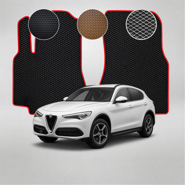 EVA kilimėliai, skirti „Alfa Romeo Stelvio“ pirmosios kartos krosoveriui (nuo 2017 m.)