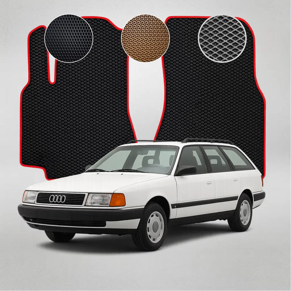 EVA grindų kilimėliai, skirti „Audi 100 C4/4A“ 4-os kartos sedanui (1990–1994 m.)