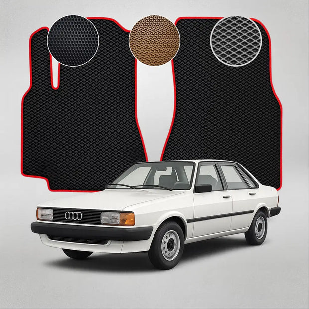 EVA grindų kilimėliai, skirti „Audi 80 B2“ antros kartos sedanui (1978–1986 m.)