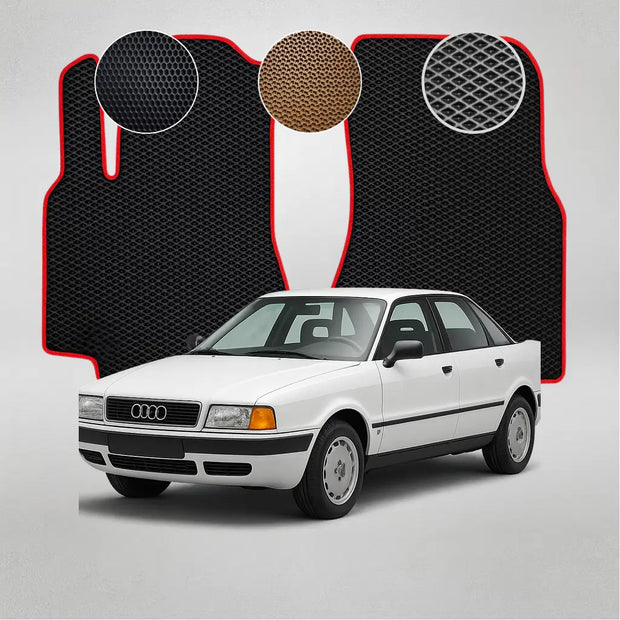 EVA grindų kilimėliai, skirti Audi 80 B4 4-os kartos sedanui (1991–1995 m.)