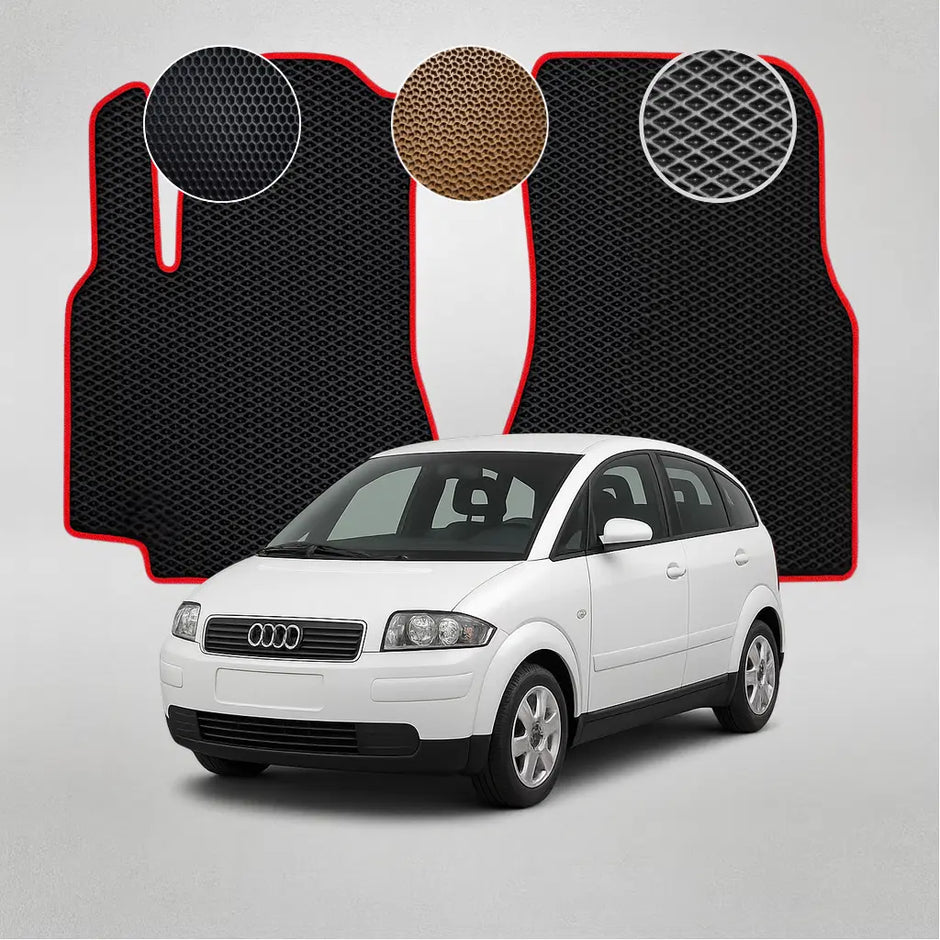 EVA grindų kilimėliai, skirti „Audi A2“ pirmosios kartos hečbekui (1999–2005 m.)