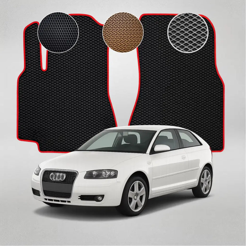 EVA grindų kilimėliai, skirti „Audi A3 8P“ antros kartos hečbekui (2005–2008 m.)
