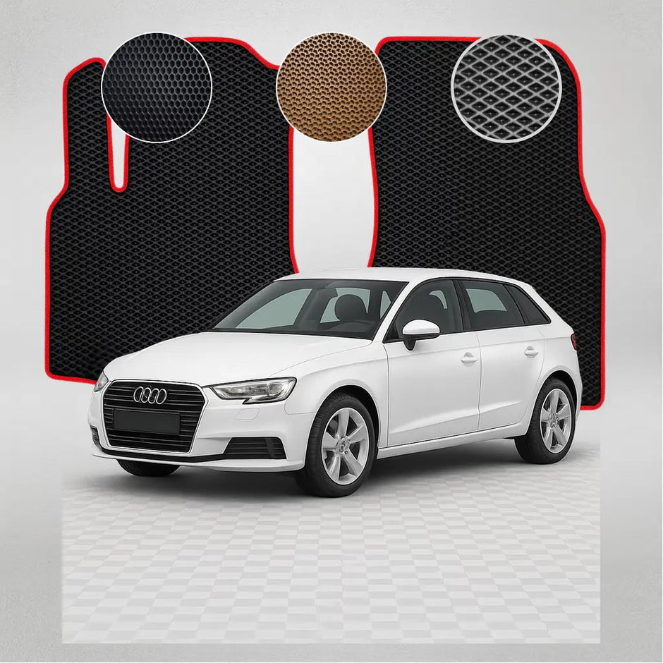 EVA grindų kilimėliai, skirti „Audi A3 8V“ 3-iosios kartos hečbekui (2012–2017 m.)