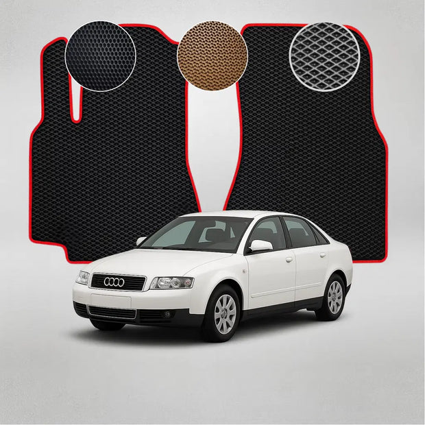 EVA grindų kilimėliai, skirti Audi A4 B6 2-os kartos sedanui (2000–2004 m.)