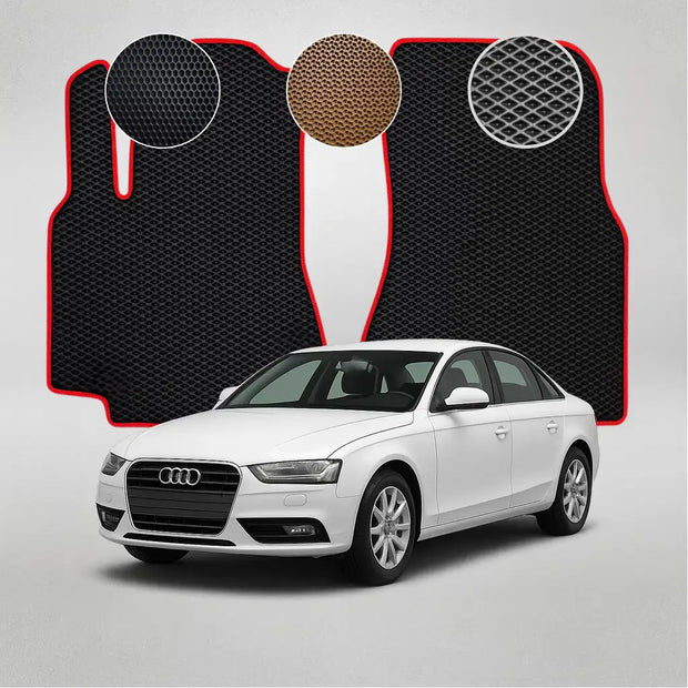 EVA grindų kilimėliai, skirti Audi A4 B8 4-os kartos sedanui (2007–2015 m.)