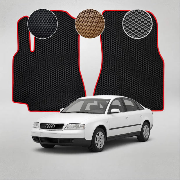 EVA grindų kilimėliai, skirti Audi A6 C5 2-os kartos sedanui (1997–2001 m.)