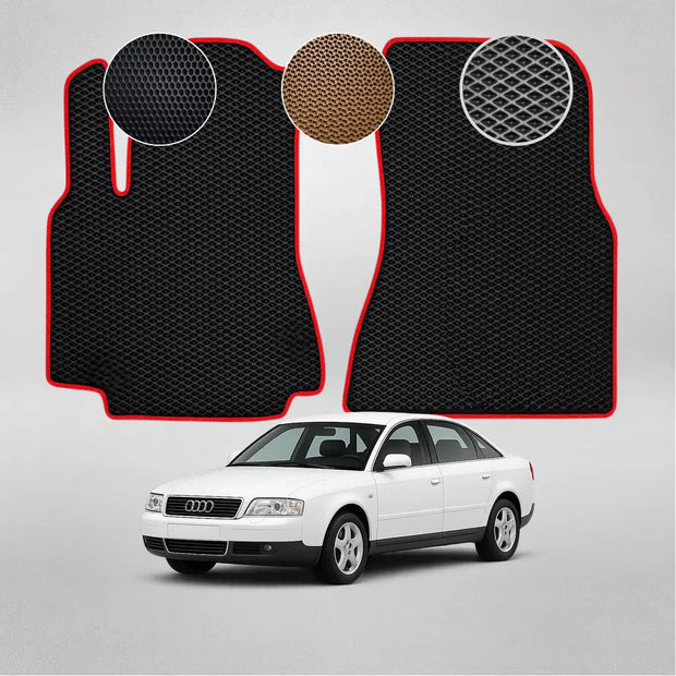 EVA grindų kilimėliai, skirti Audi A6 C5 2-os kartos sedanui (2001–2004 m.)