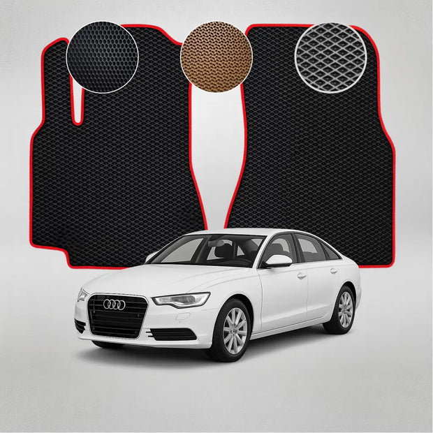 EVA grindų kilimėliai, skirti Audi A6 C7 4-os kartos sedanui (2011–2014 m.)