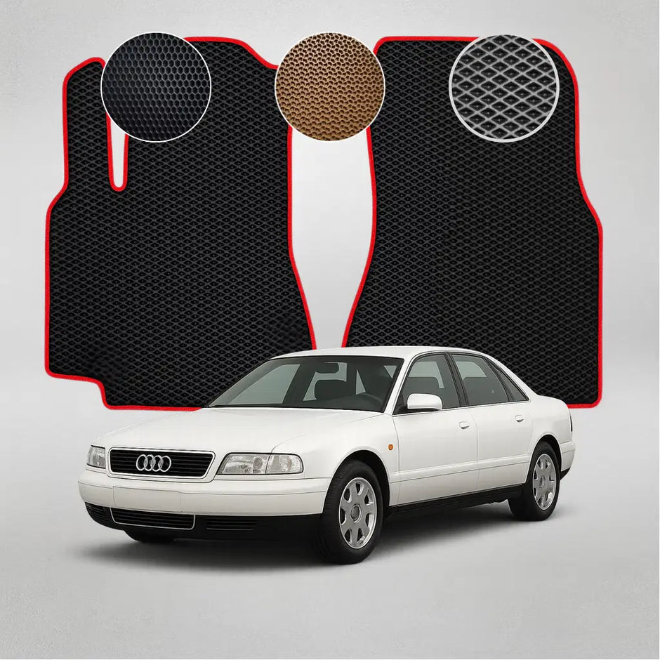 EVA grindų kilimėliai, skirti pirmos kartos „Audi A8 D2/4D“ sedanui (1994–2002 m.)