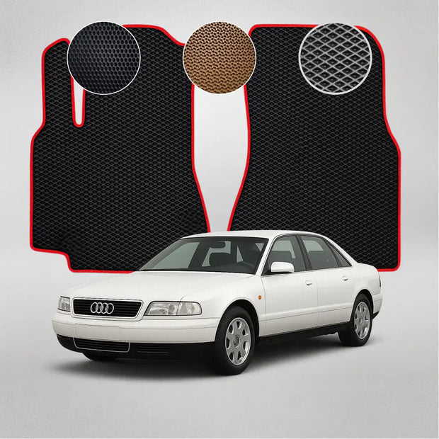 EVA grindų kilimėliai, skirti pirmos kartos „Audi A8 D2/4D“ sedanui (1994–2002 m.)