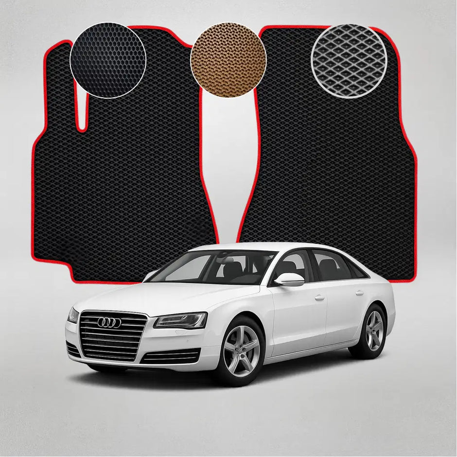 EVA grindų kilimėliai, skirti „Audi A8 D4“ 3-iosios kartos sedanui (2013–2017 m.)