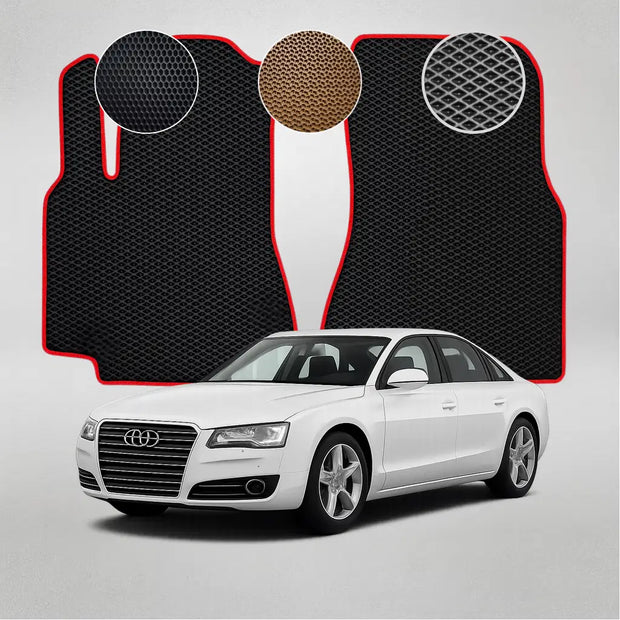 EVA grindų kilimėliai, skirti Audi A8 D4/4H Quattro 3 gen sedanui (2009–2013 m.)