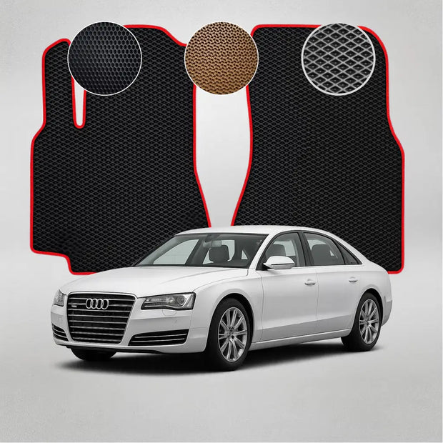 EVA grindų kilimėliai, skirti „Audi A8 D4/4H“ trečios kartos sedanui (2010–2017 m.)