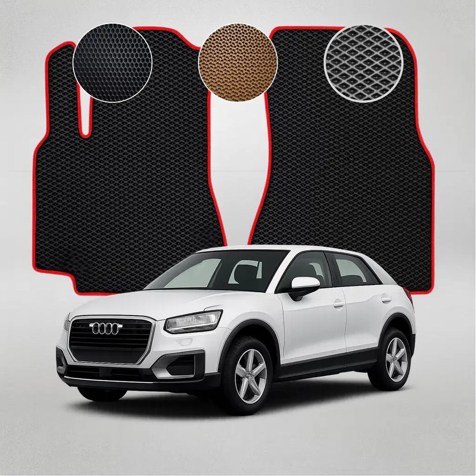 EVA grindų kilimėliai, skirti „Audi Q2“ pirmosios kartos krosoveriui (nuo 2016 m.)