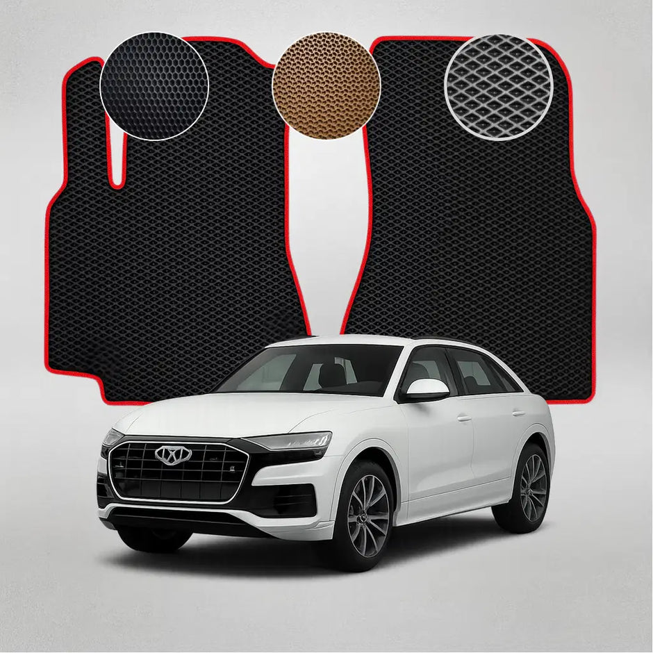 EVA grindų kilimėliai, skirti „Audi Q8“ pirmosios kartos krosoveriui (nuo 2018 m.)