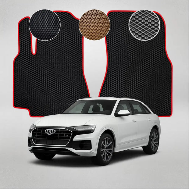 EVA grindų kilimėliai, skirti „Audi Q8“ pirmosios kartos krosoveriui (nuo 2018 m.)