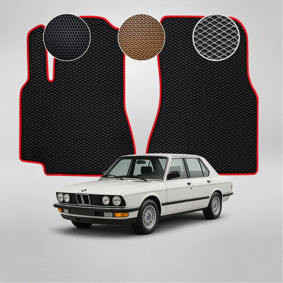 EVA grindų kilimėliai BMW E28 5 serijos antros kartos sedanui (1981–1987)