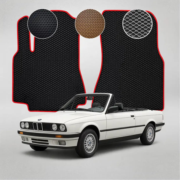 EVA grindų kilimėliai BMW E30 3 serijos antros kartos kupė (1982–1994) modeliui