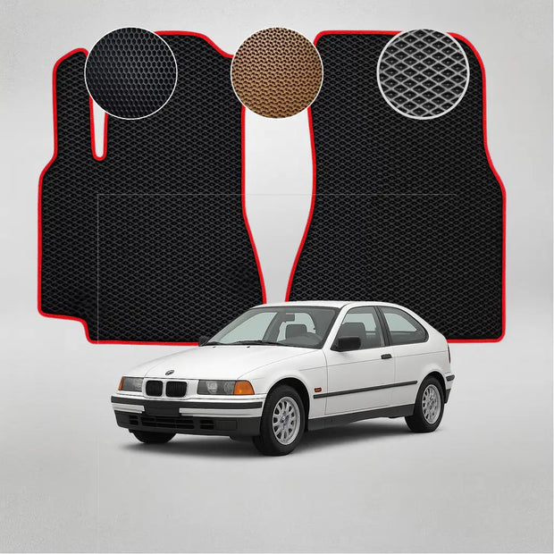 BMW E36 Compact 3 serijos 3 kartos hečbeko (1994–2000 m.) EVA grindų kilimėliai