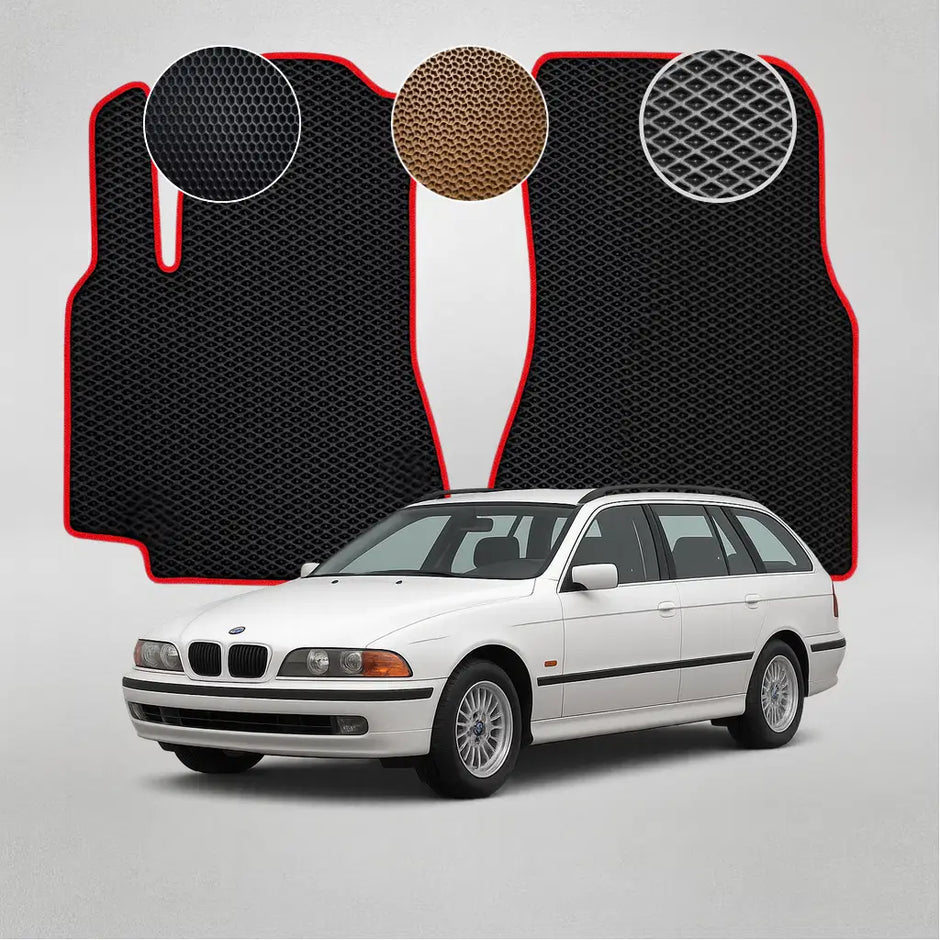 EVA grindų kilimėliai BMW E39 5 serijos 4-os kartos universalui (1997–2004 m.)