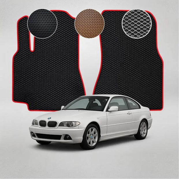 EVA grindų kilimėliai BMW E46 3 serijos 4-osios kartos kupė (2003–2006 m.)