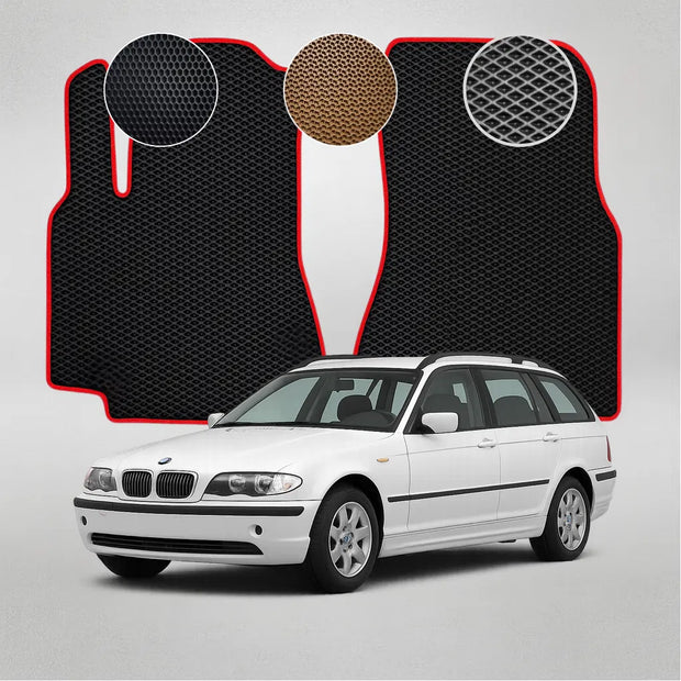 EVA grindų kilimėliai BMW E46 3 serijos 4-os kartos universalui (1997–2006 m.)