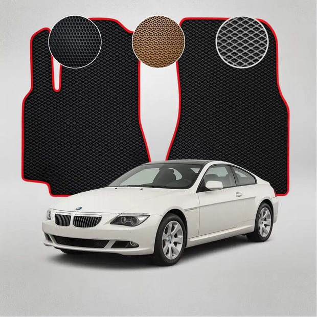 EVA grindų kilimėliai BMW E63 6 serijos antros kartos kupė (2003–2010 m.)