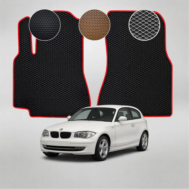 EVA grindų kilimėliai BMW E87 1 serijos 1-osios kartos hečbekui (2007–2011 m.)