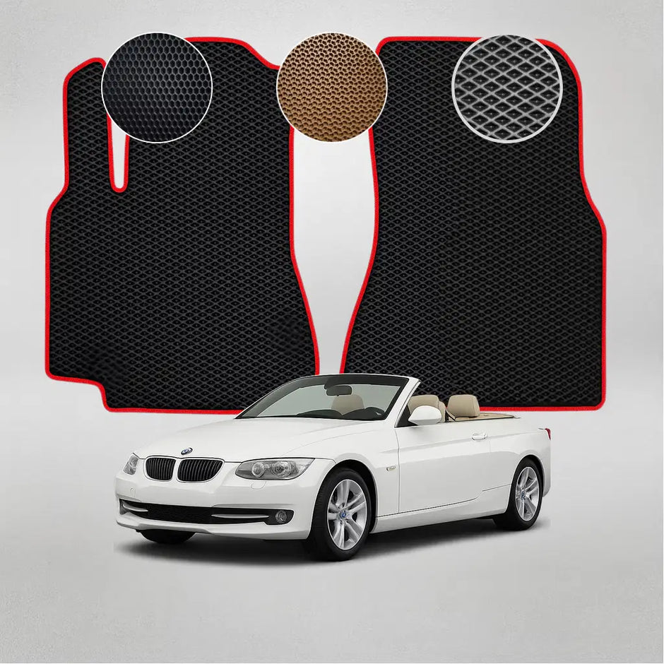 EVA grindų kilimėliai BMW E93 3 serijos 5-osios kartos kabrioletui (2007–2013 m.)