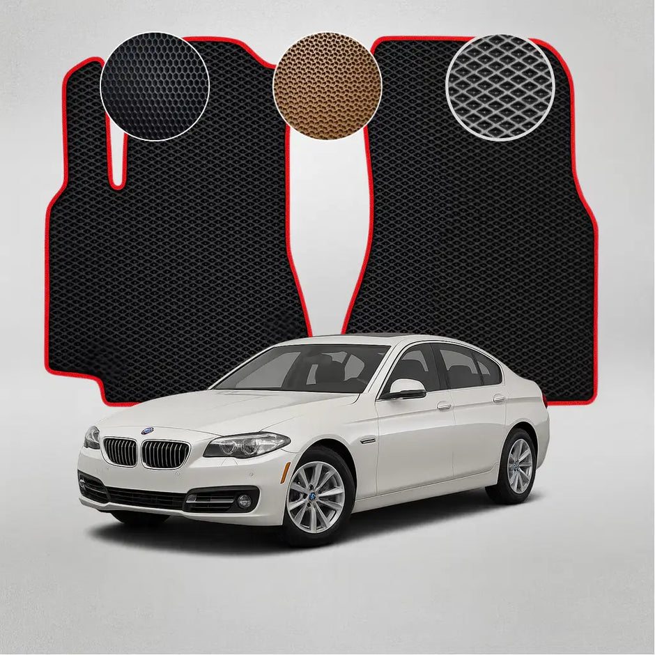 EVA grindų kilimėliai BMW F10 5 serijos 528xi 6-osios kartos sedanui (2013–2017 m.)