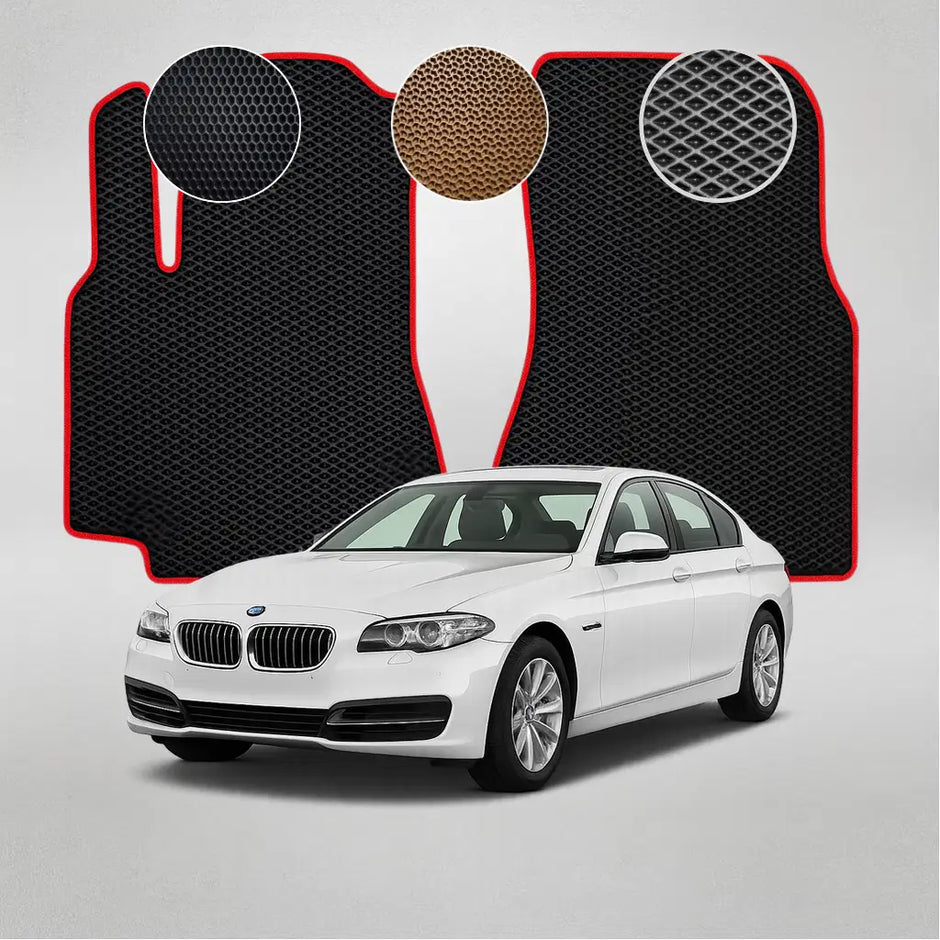 EVA grindų kilimėliai BMW F10 5 serijos 6-osios kartos sedanui (2013–2017 m.)