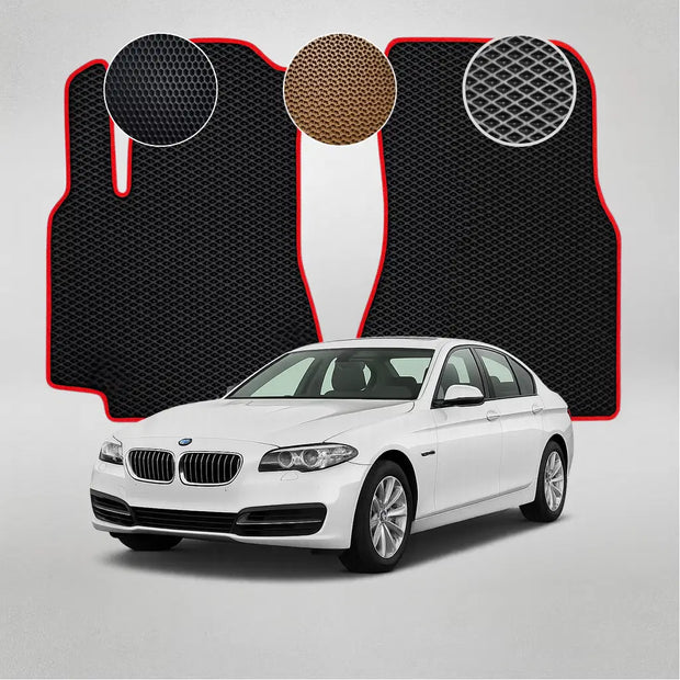 EVA grindų kilimėliai BMW F10 5 serijos 6-osios kartos sedanui (2013–2017 m.)