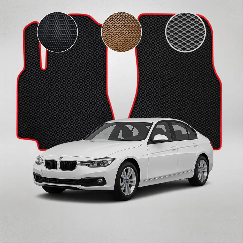 EVA grindų kilimėliai BMW F30 3 serijos 6-osios kartos sedanui (2011–2019 m.)