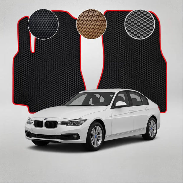 EVA grindų kilimėliai BMW F30 3 serijos 6-osios kartos sedanui (2011–2019 m.)