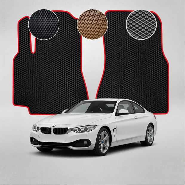 EVA grindų kilimėliai BMW F32 4 serijos 1-os kartos kupė modeliui (nuo 2013 m.)