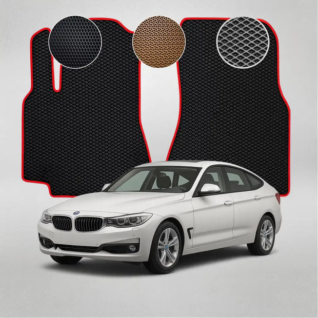 EVA grindų kilimėliai BMW F34 GT 3 serijos 6 kartos liftback modeliui (2013–2019 m.)