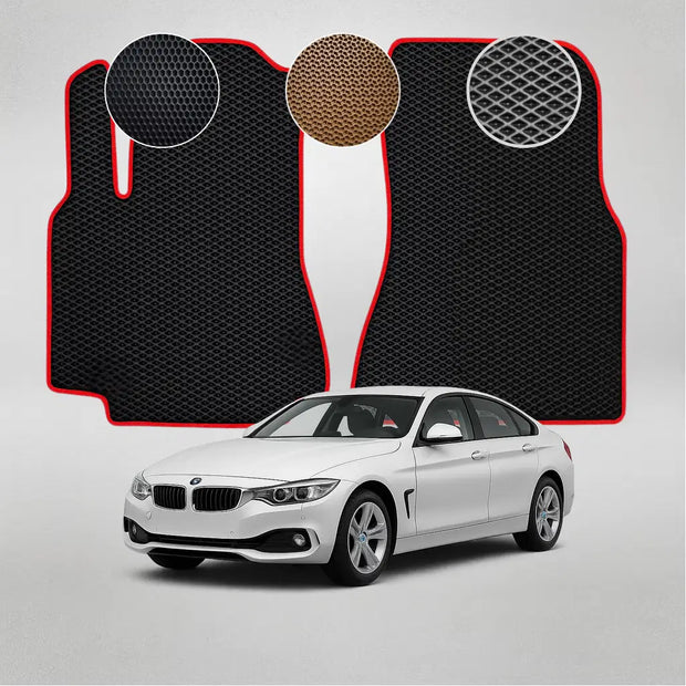 EVA grindų kilimėliai BMW F36 Gran Coupe 4 serijos 1-osios kartos liftback modeliui (2013–2020 m.)