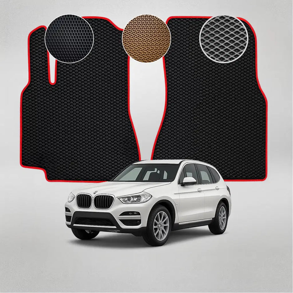 EVA grindų kilimėliai BMW X3 G01 3-iosios kartos krosoveriui (nuo 2017 m.)