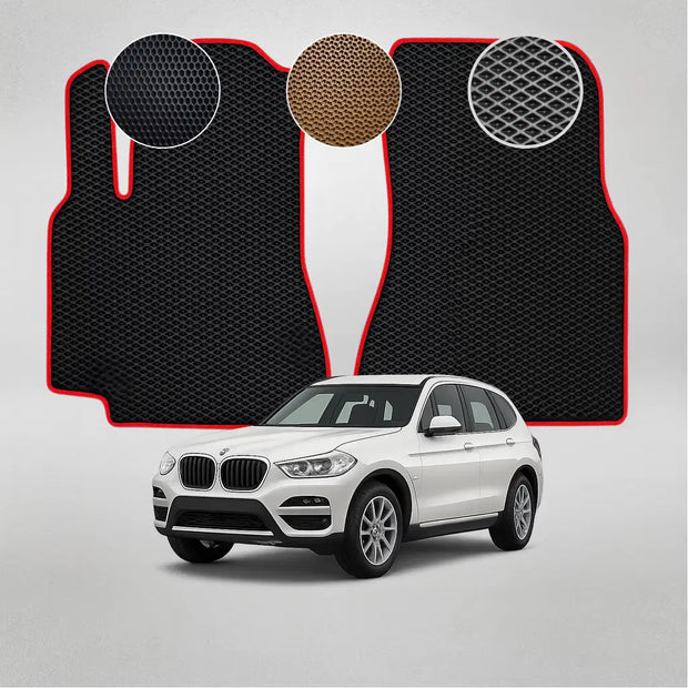 EVA grindų kilimėliai BMW X3 G01 3-iosios kartos krosoveriui (nuo 2017 m.)