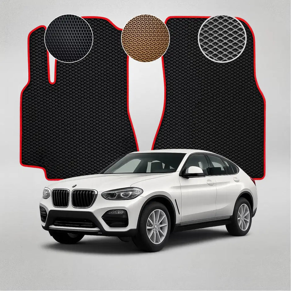 EVA grindų kilimėliai BMW X4 G02 antros kartos krosoveriui (nuo 2018 m.)