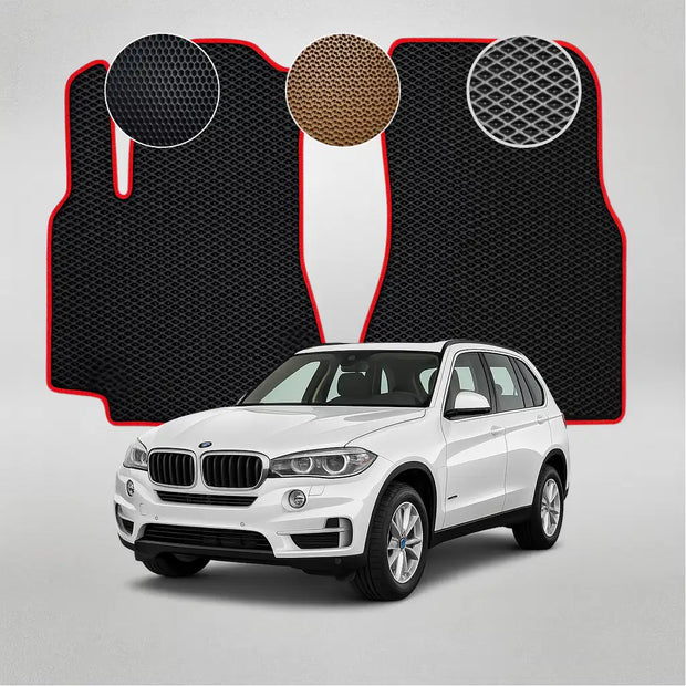 EVA grindų kilimėliai BMW X5 F15 3-iosios kartos krosoveriui (2013–2018 m.)