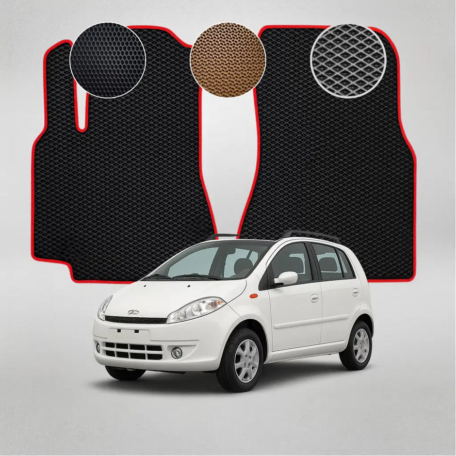 EVA kilimėliai Chery Kimo (A1) 1-osios kartos hečbekui (nuo 2007 m.)