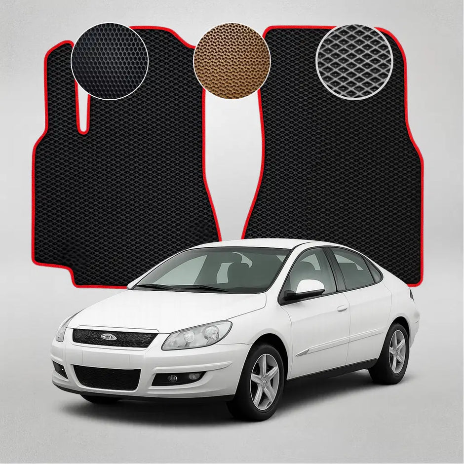 EVA grindų kilimėliai Chery M11 (A3) 1-os kartos sedanui (nuo 2008 m.)