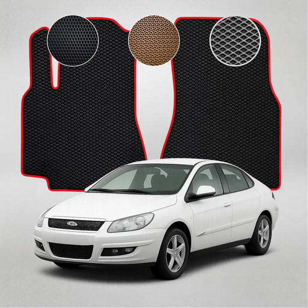 EVA grindų kilimėliai Chery M11 (A3) 1-os kartos sedanui (nuo 2008 m.)