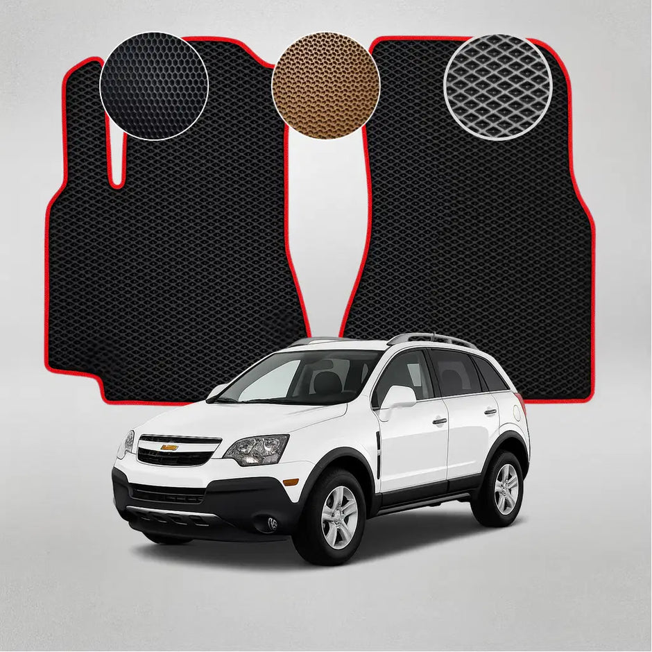 EVA grindų kilimėliai, skirti „Chevrolet Captiva Sport“ pirmosios kartos krosoveriui (2011–2015 m.)