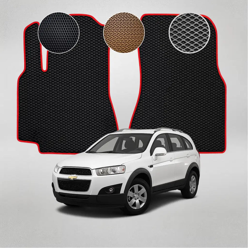 EVA grindų kilimėliai, skirti „Chevrolet Captiva“ pirmosios kartos krosoveriui (2011–2013 m.)