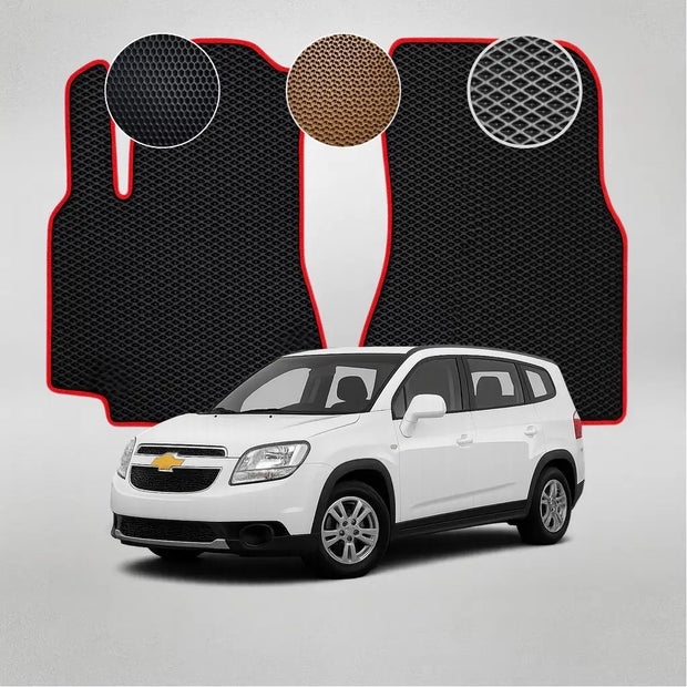 EVA grindų kilimėliai, skirti „Chevrolet Orlando“ 1-osios kartos minivenui (2010–2018 m.)