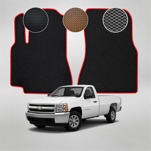 EVA grindų kilimėliai, skirti „Chevrolet Silverado“ antros kartos pikapui (2007–2014 m.)